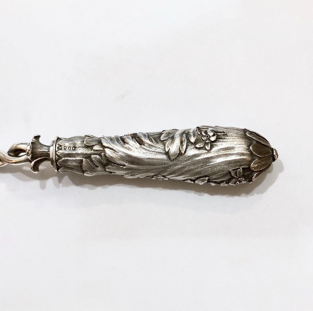 A fine Victorian silver presentation trowel or cake slice View IV