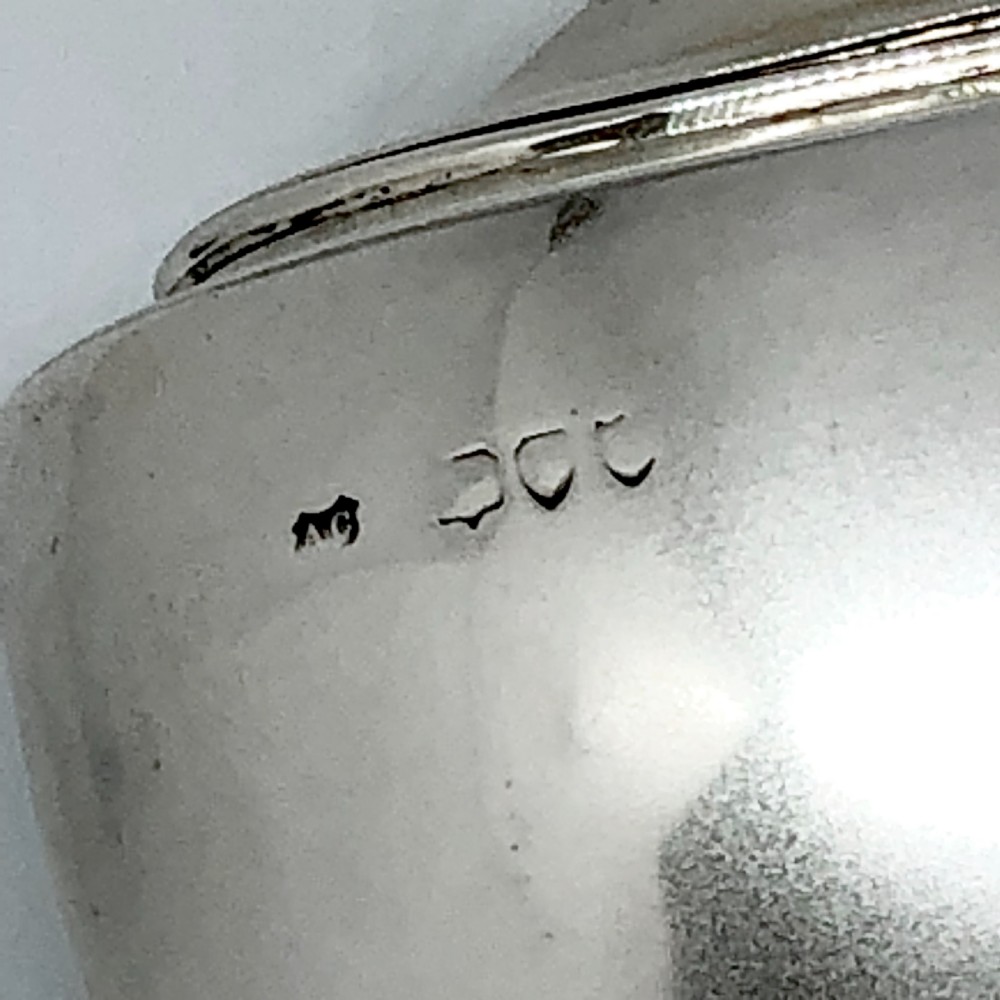 A late Victorian silver tea caddy  View VI