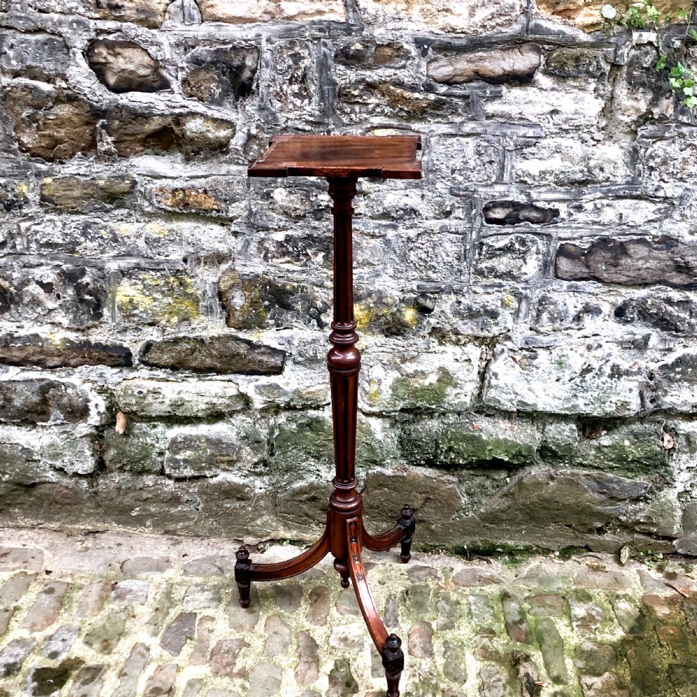 A Regency mahogany torchère or plantstand