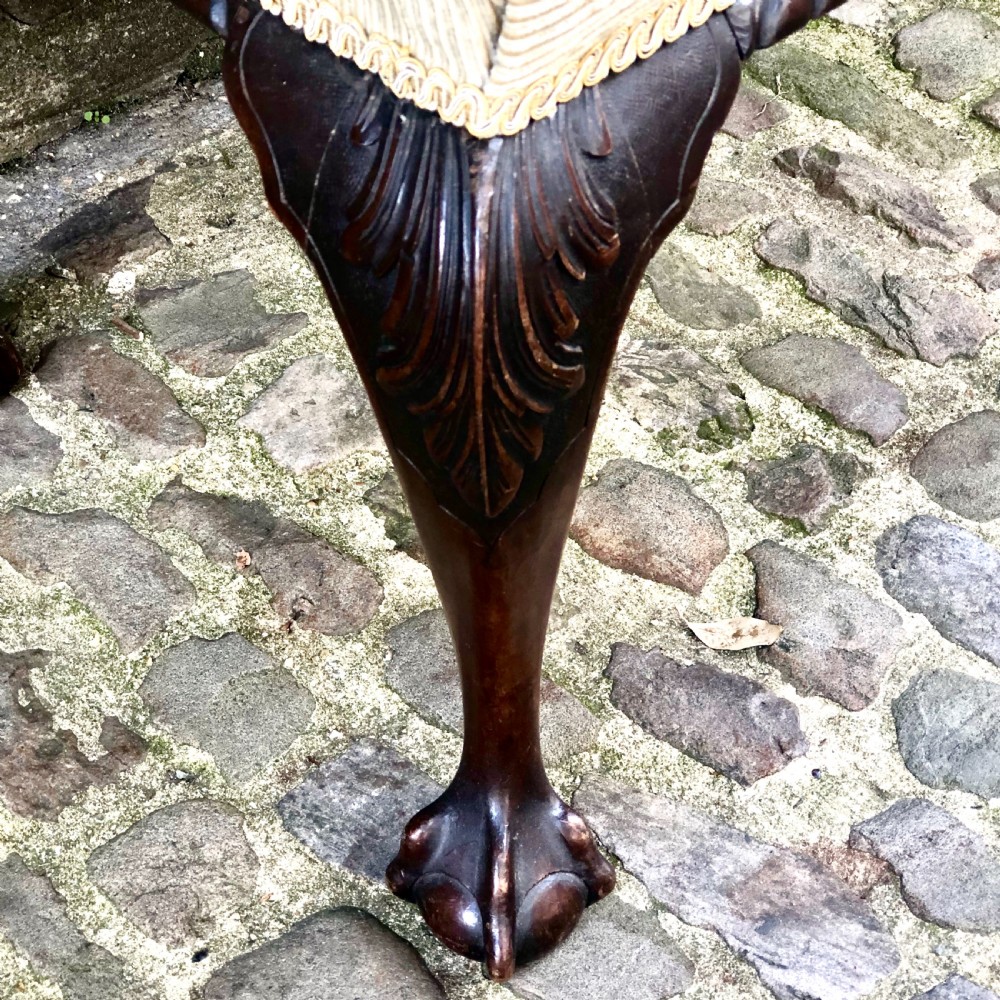 A George II style dressing table stool  View IV