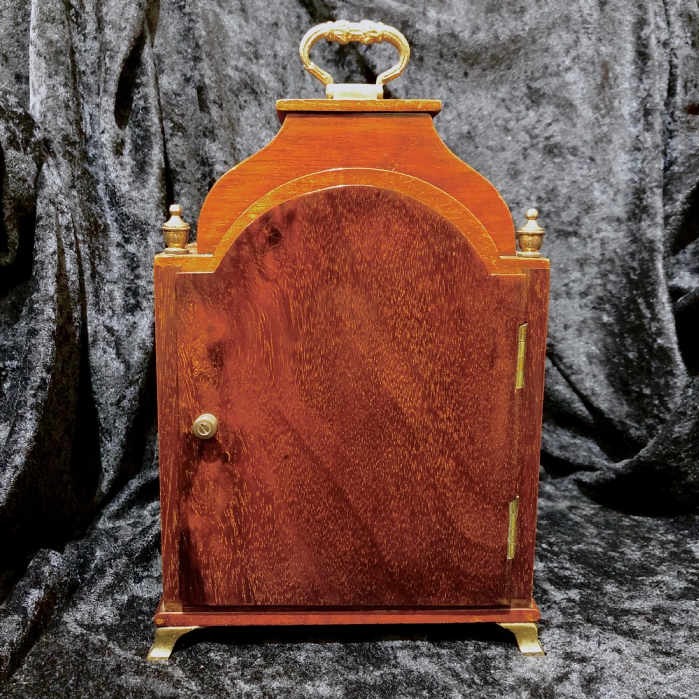 A small Edwardian mahogany mantel clock  View VII