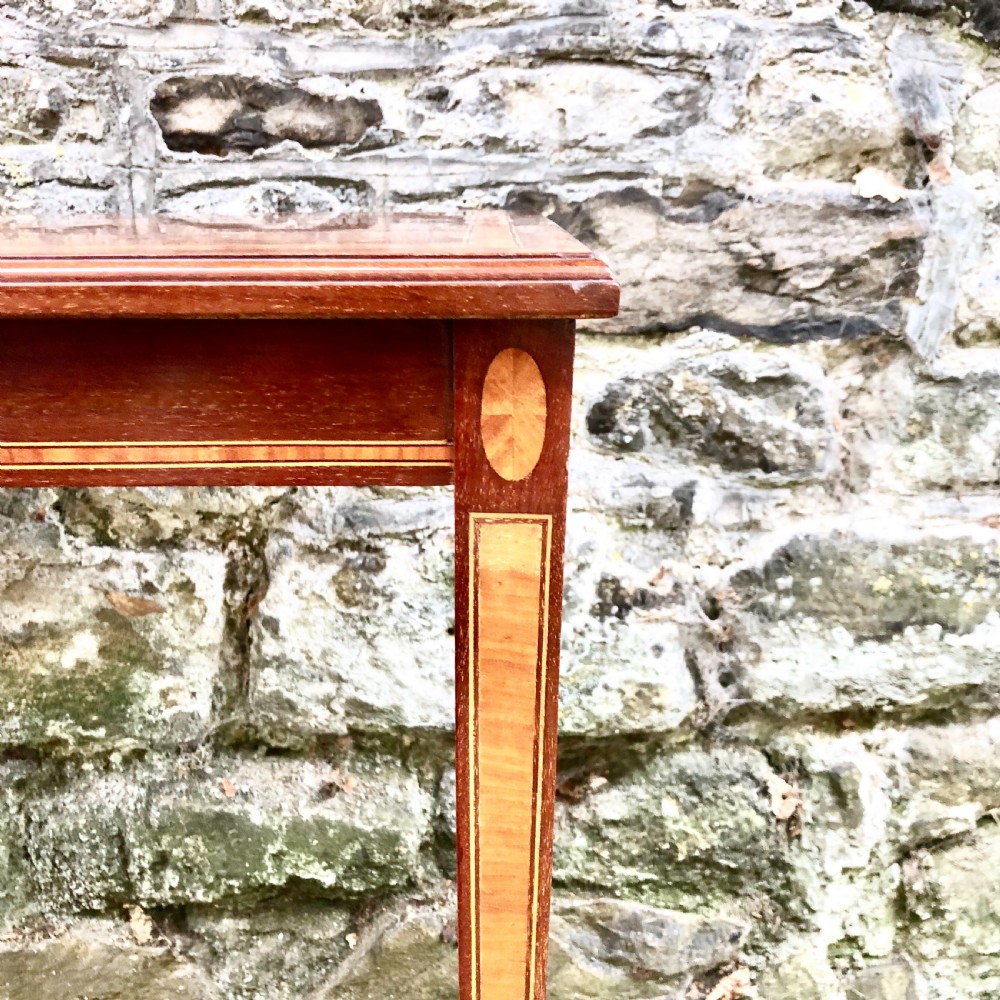 A small Edwardian mahogany side table  View VI