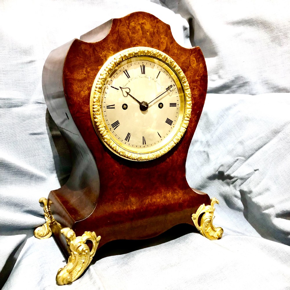 A fine William IV walnut bracket clock by Payne & Co View II