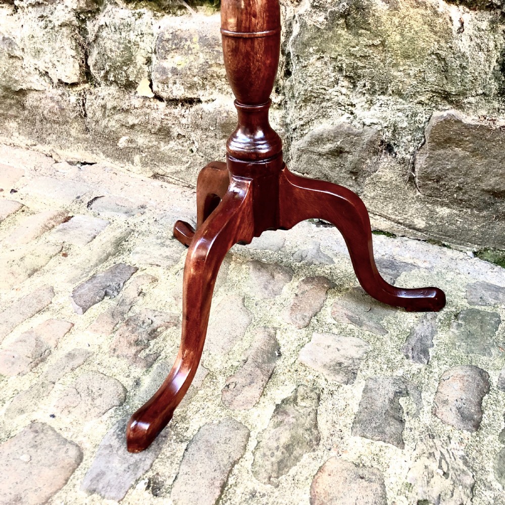 A George III mahogany tilt-top wine table  View VII