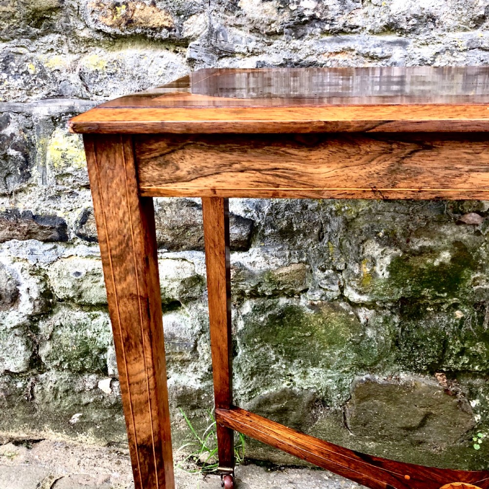 An Edwardian rosewood console table  View VII