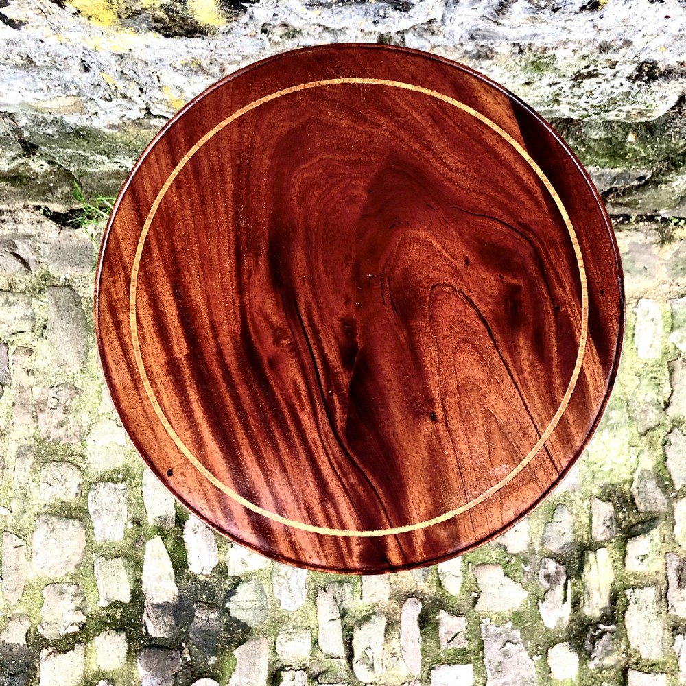 A late 19th century mahogany wine table  View IV