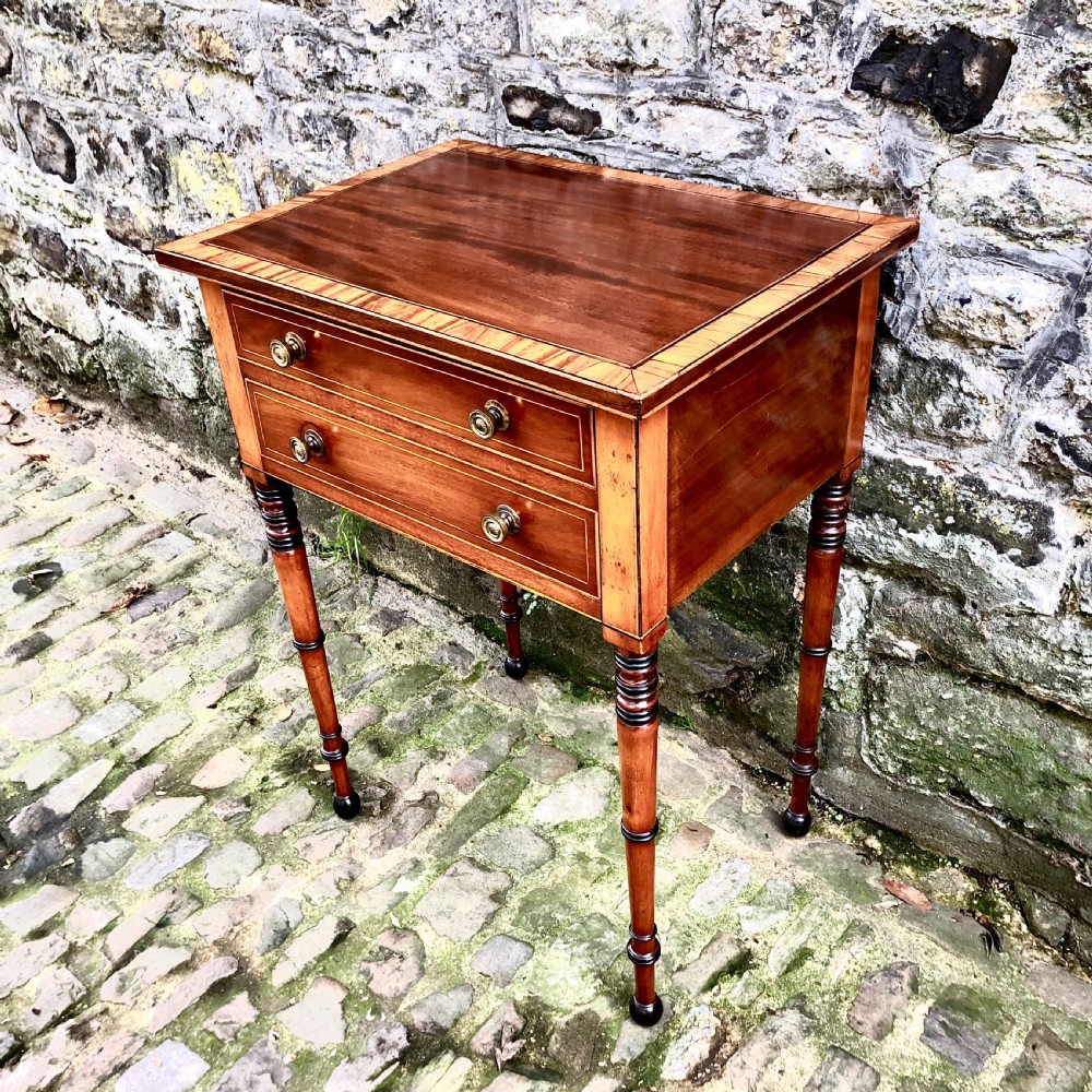 A Regency mahogany side table  View III
