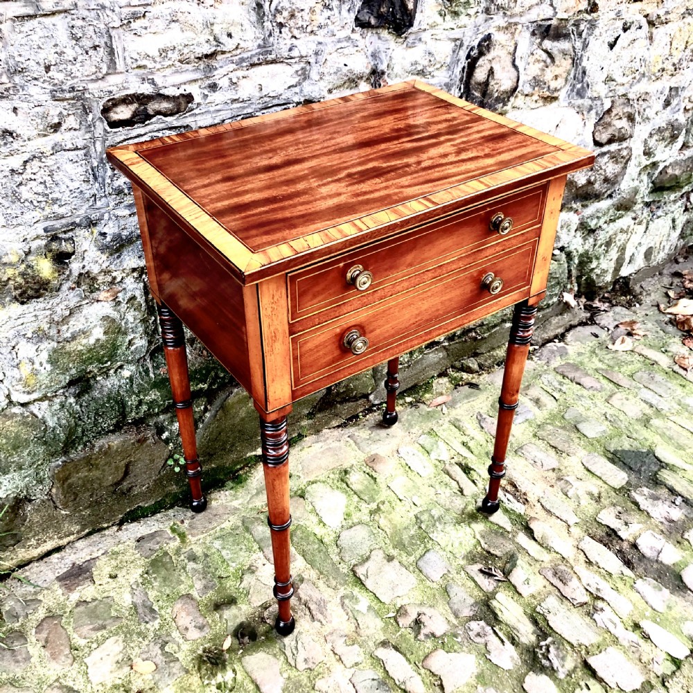 A Regency mahogany side table  View IV