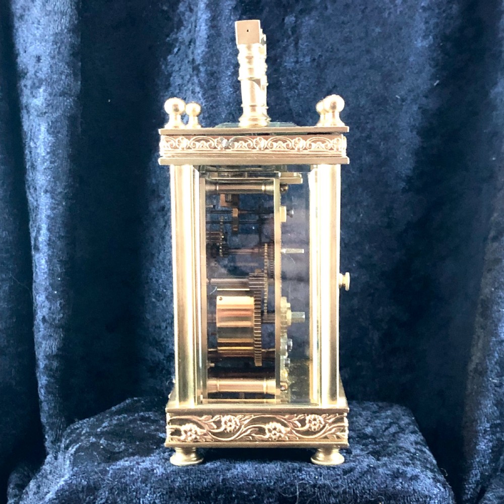 A late 19th century carriage clock timepiece  View II