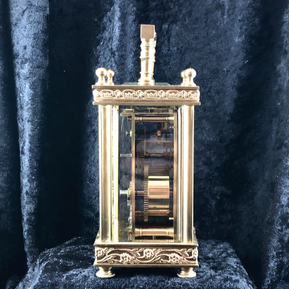 A late 19th century carriage clock timepiece  View III
