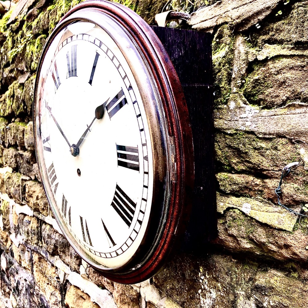 A William IV 8 day dial wall clock by Thwaites & Reed  View II