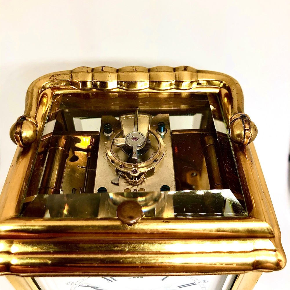 A fine French carriage clock by Drocourt  View VI
