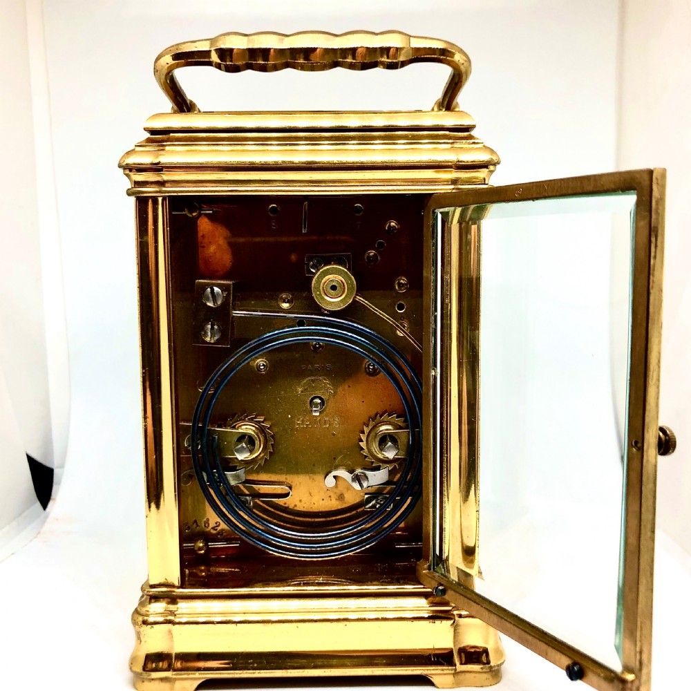 A fine French carriage clock by Drocourt  View VII
