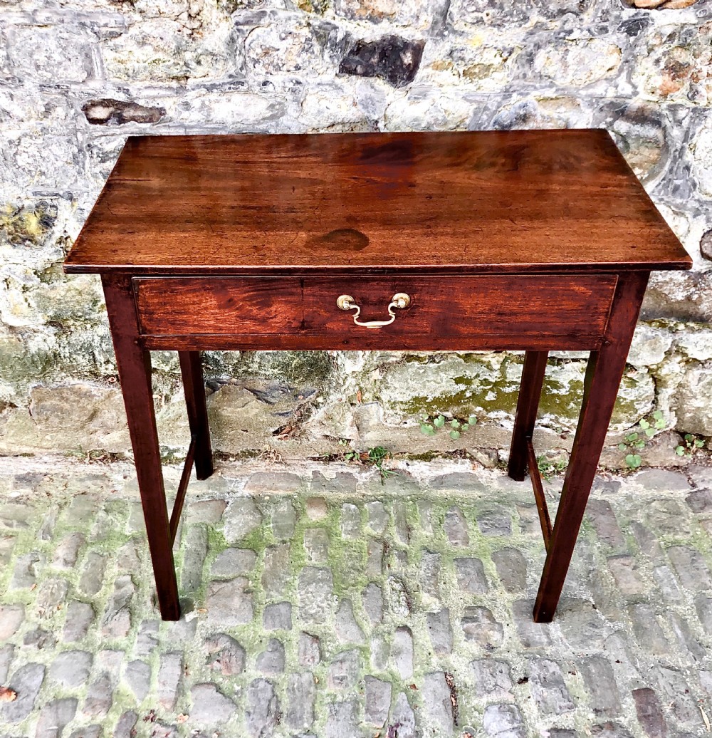 A George III mahogany console table 