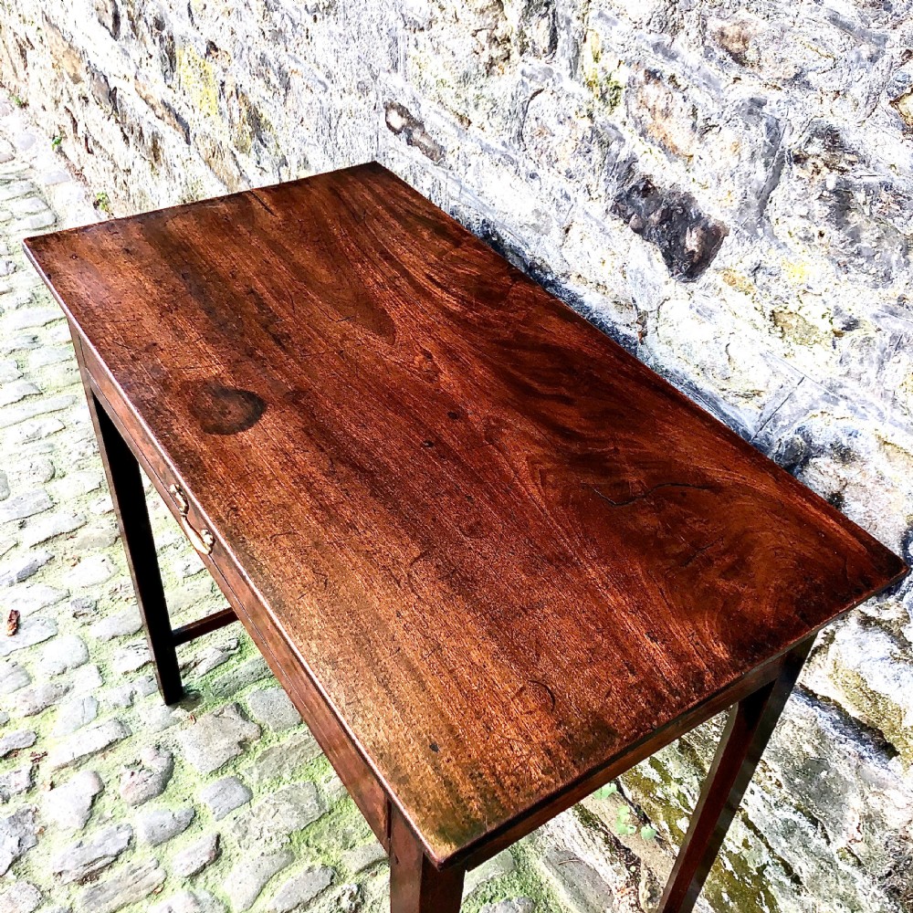 A George III mahogany console table  View III