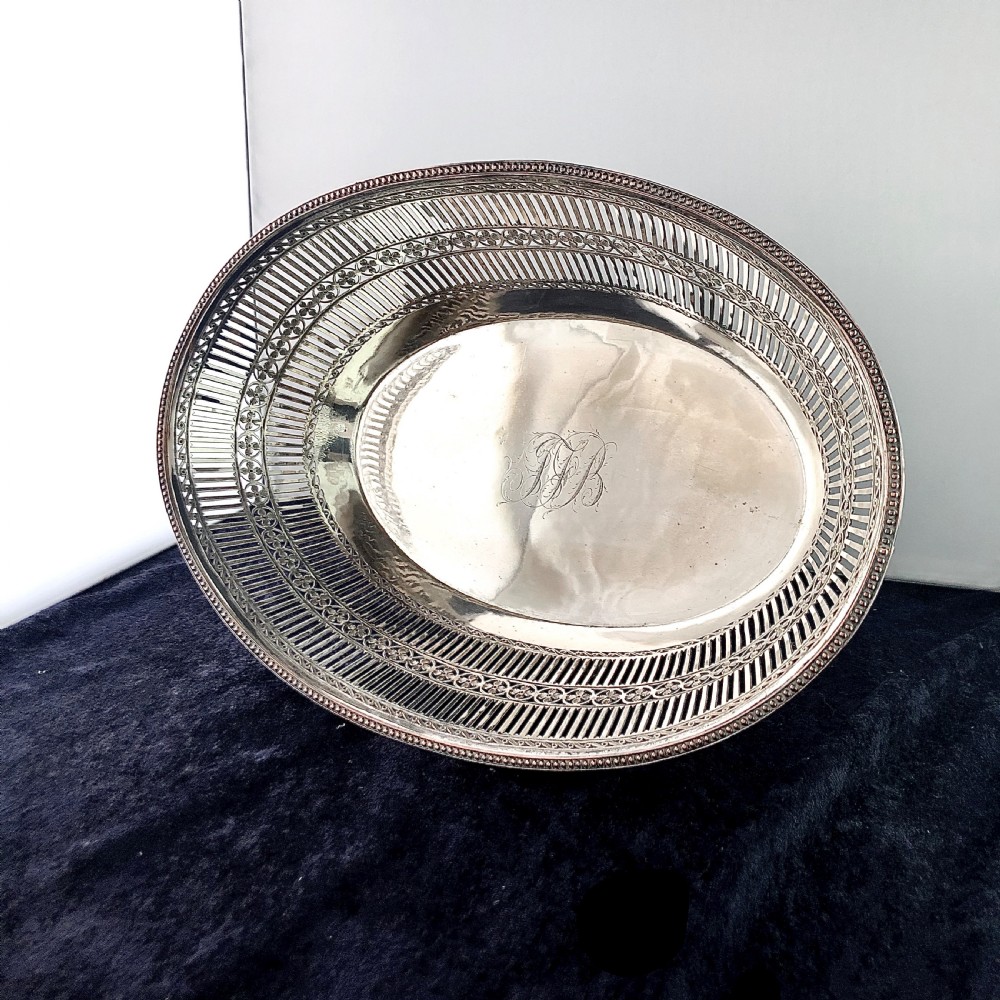 A George III Old Sheffield Plate bread basket 