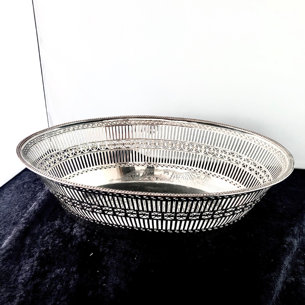 A George III Old Sheffield Plate bread basket  View II