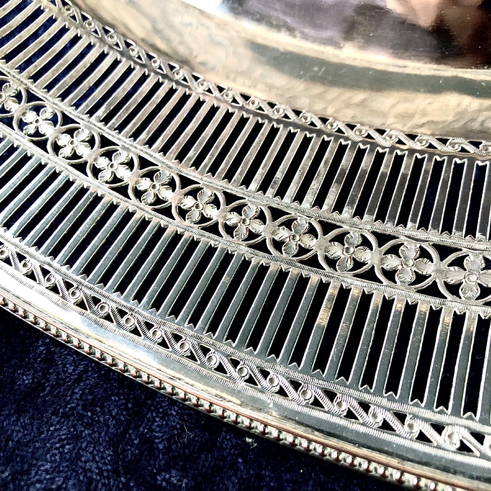 A George III Old Sheffield Plate bread basket  View III