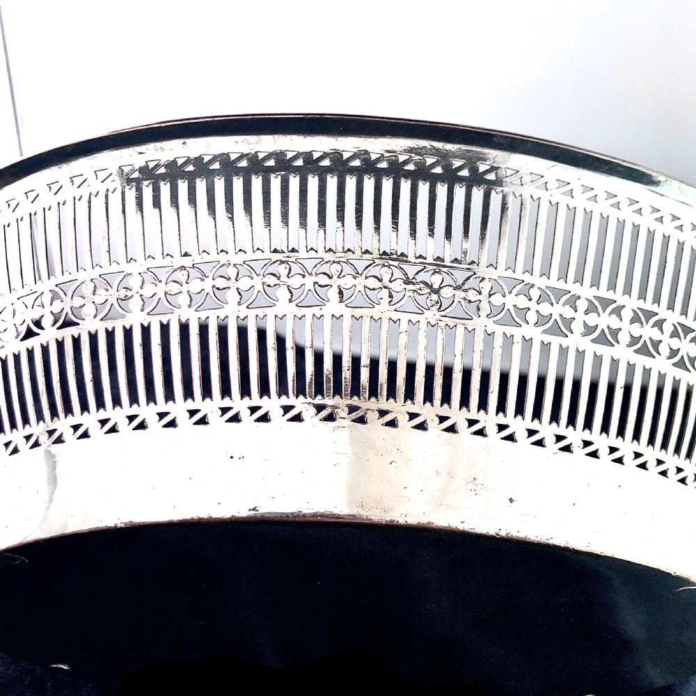A George III Old Sheffield Plate bread basket  View IV