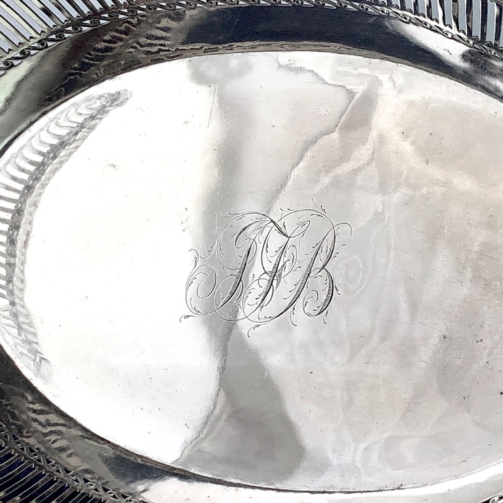 A George III Old Sheffield Plate bread basket  View V