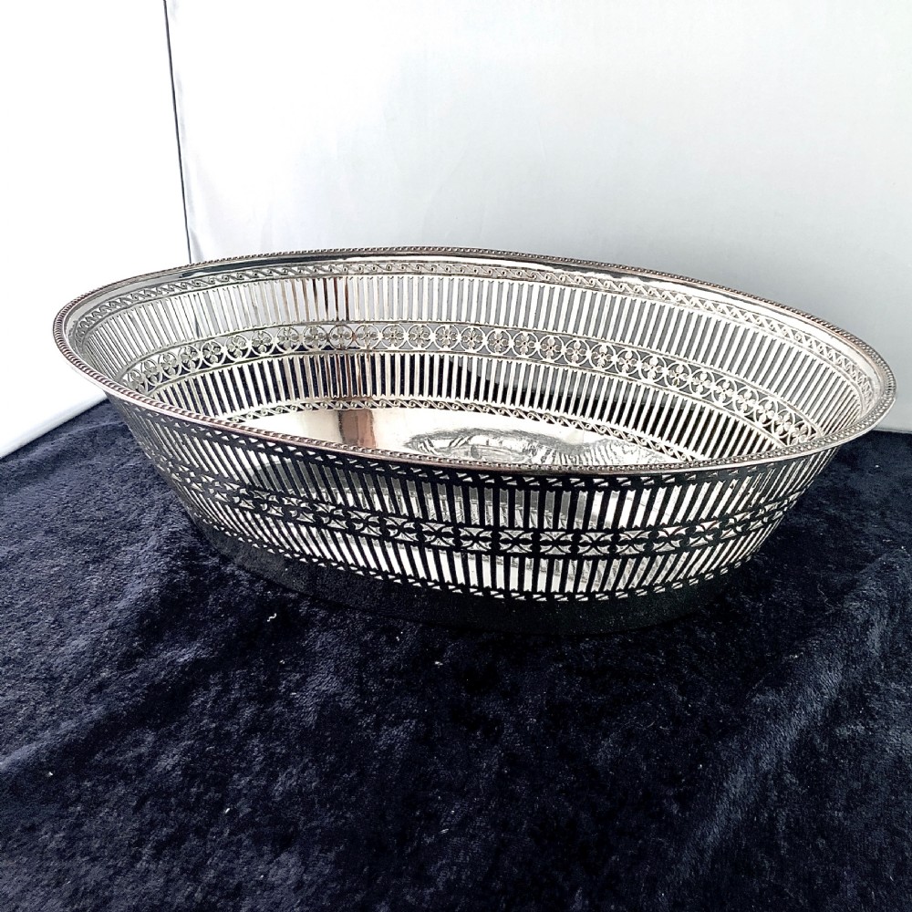 A George III Old Sheffield Plate bread basket  View VI