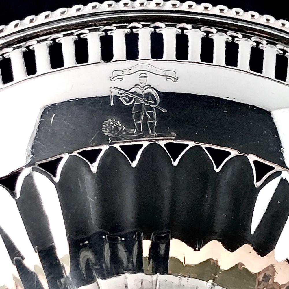 A George III silver sweetmeat basket circa 1780. View VIII