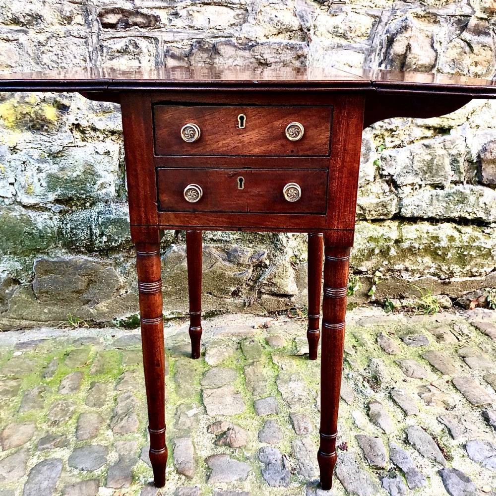 A small Regency mahogany side table View III