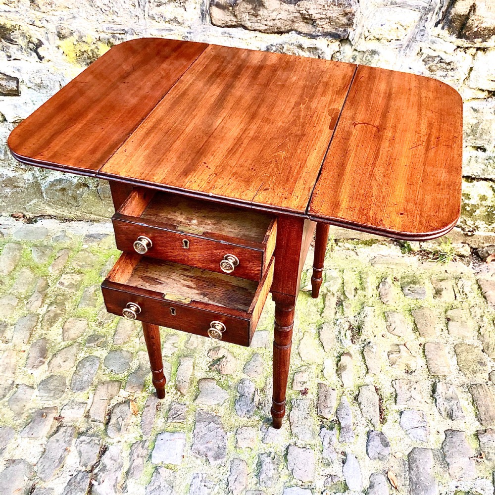 A small Regency mahogany side table View V