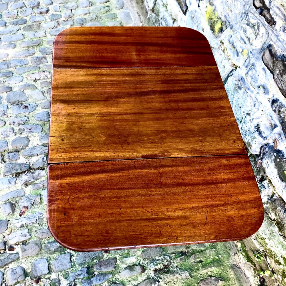 A small Regency mahogany side table View VII