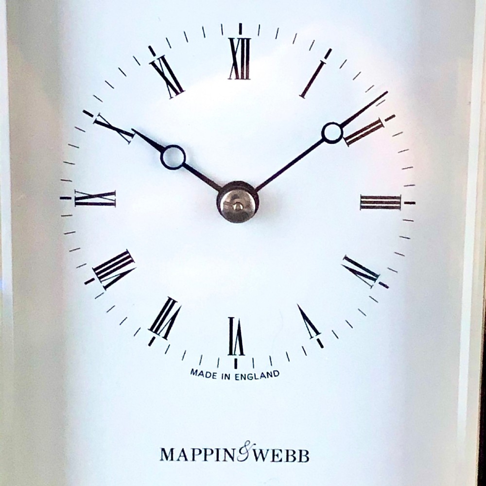 A gilt brass repeater carriage clock by Mappin and Webb  View III