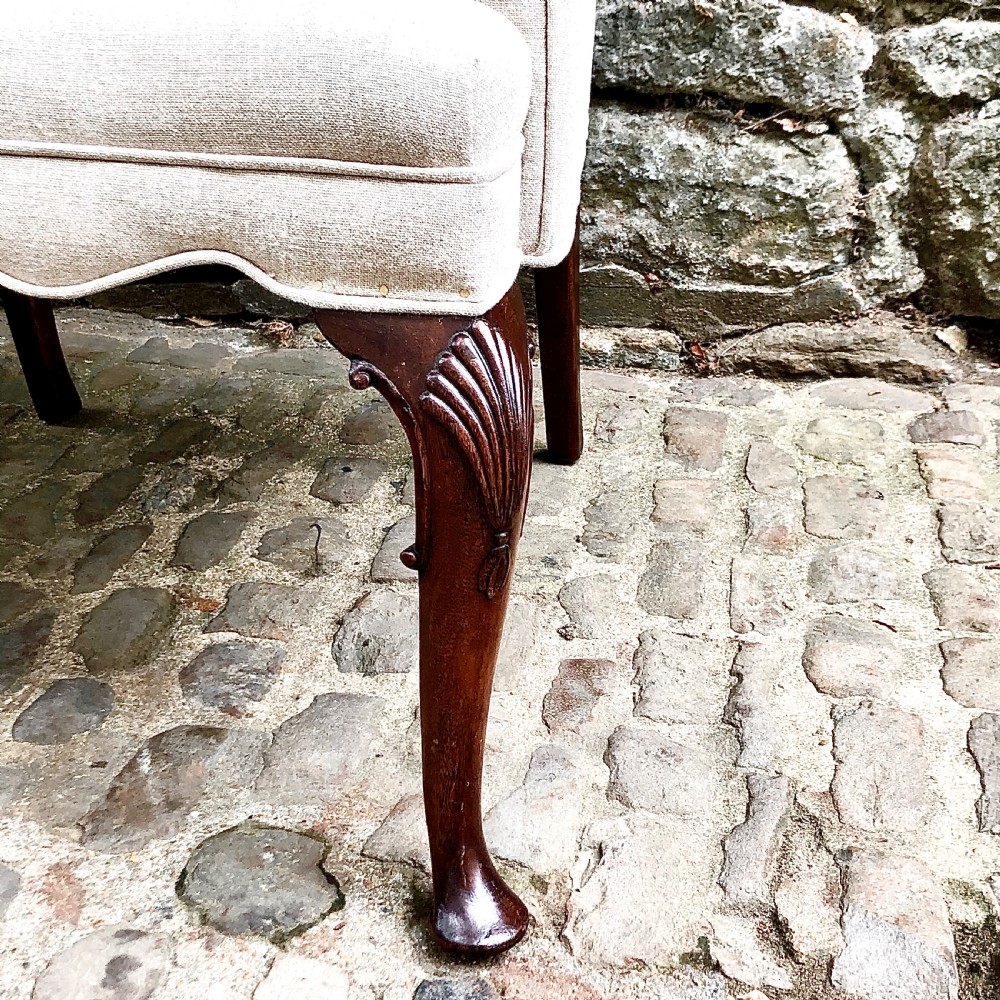 A pair of late 19th century walnut armchairs  View IX