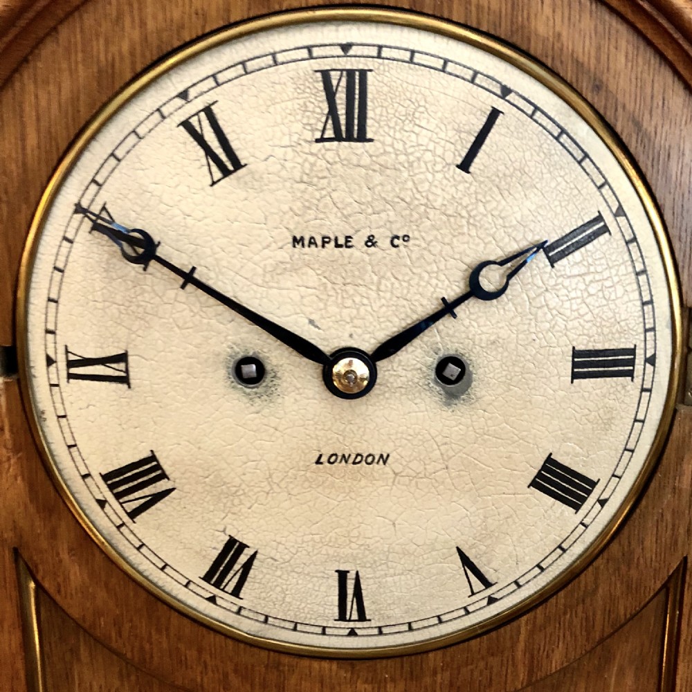 A fine late 19th century bracket clock by Maples View IV