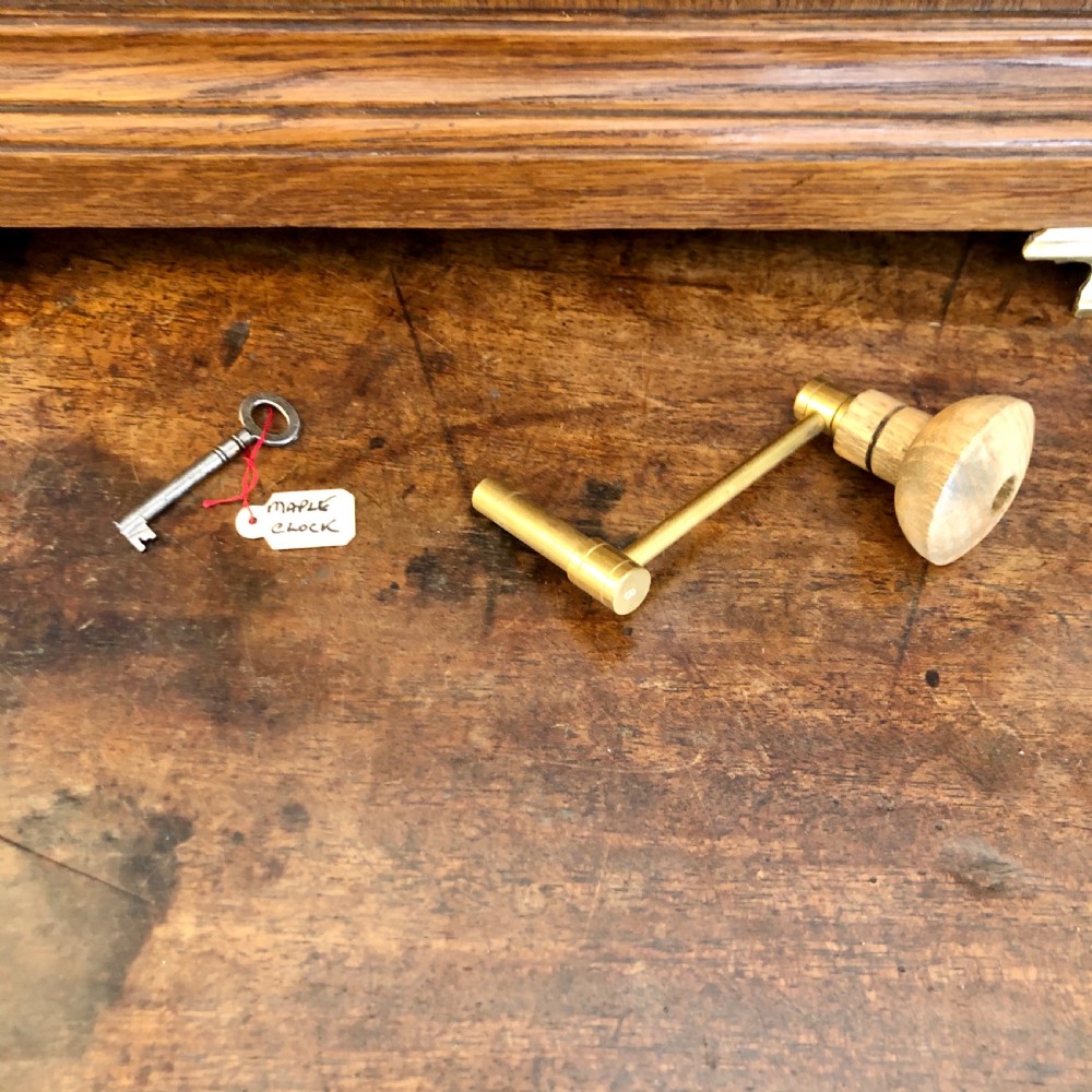 A fine late 19th century bracket clock by Maples View IX