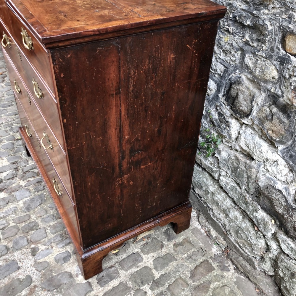 A George II walnut chest of drawers  View VII