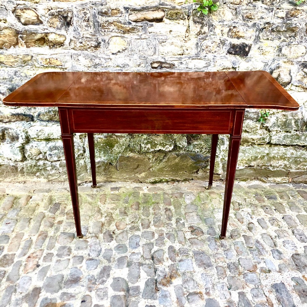 A Sheraton Revival mahogany sofa table  View VI