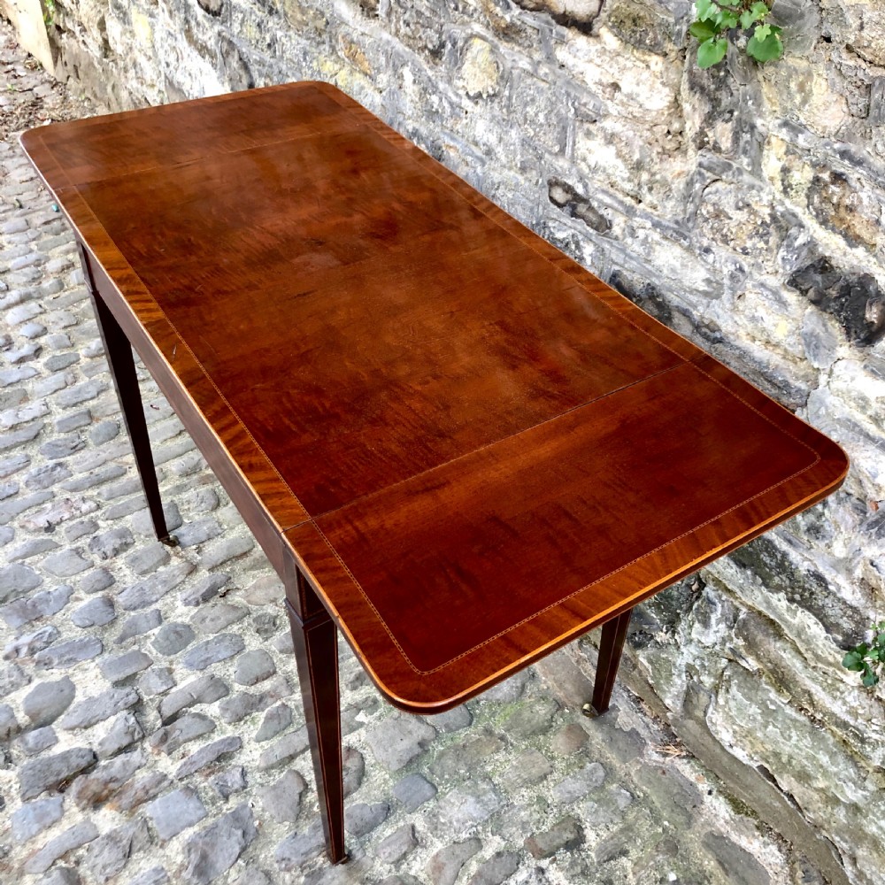 A Sheraton Revival mahogany sofa table  View VII