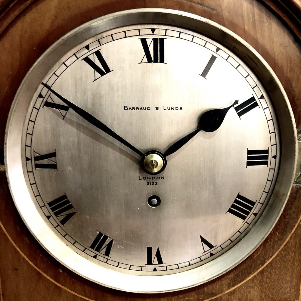 A late 19th century mahogany bracket clock timepiece by Barraud and Lunds  View III