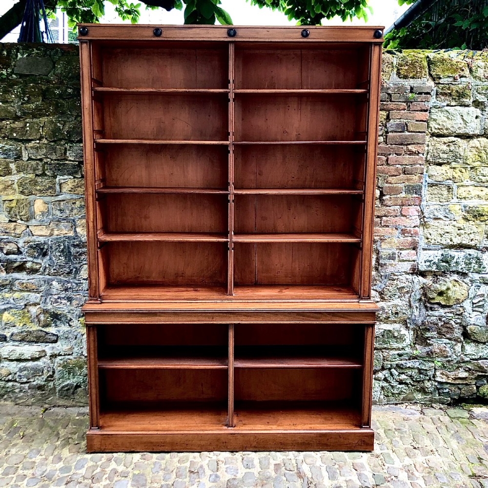 A fine Regency mahogany bookcase 