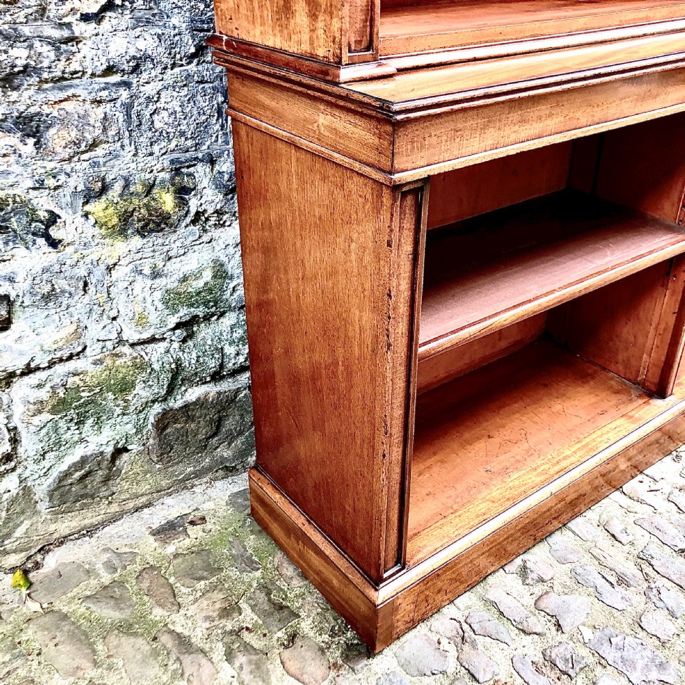 A fine Regency mahogany bookcase  View V