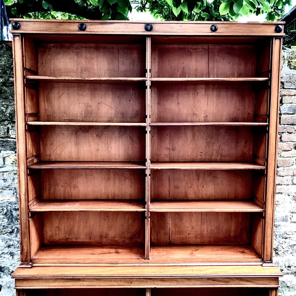 A fine Regency mahogany bookcase  View IX