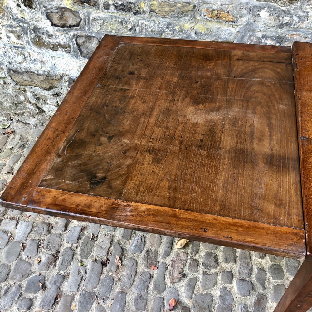 A French 19th century extending farmhouse kitchen table  View X