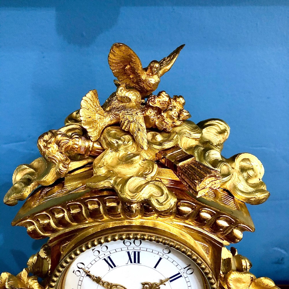 A fine mantel clock by Henri Marc View II