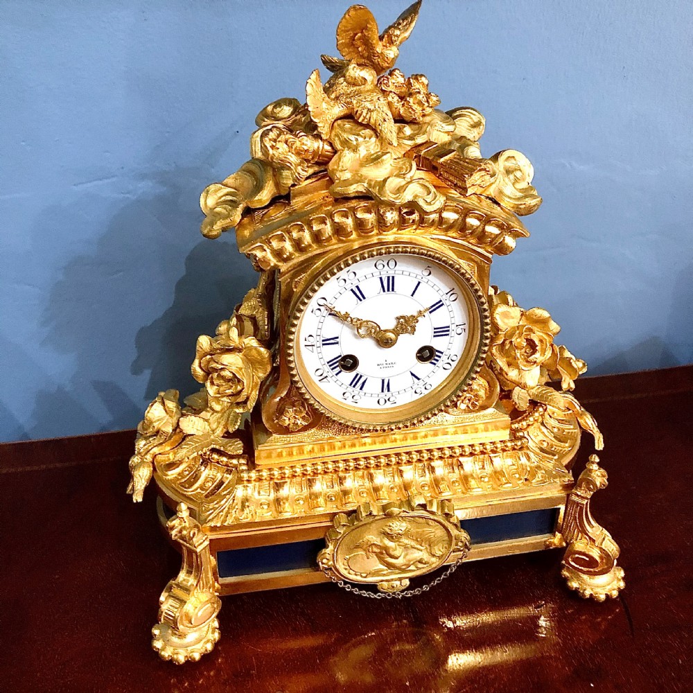 A fine mantel clock by Henri Marc View IV