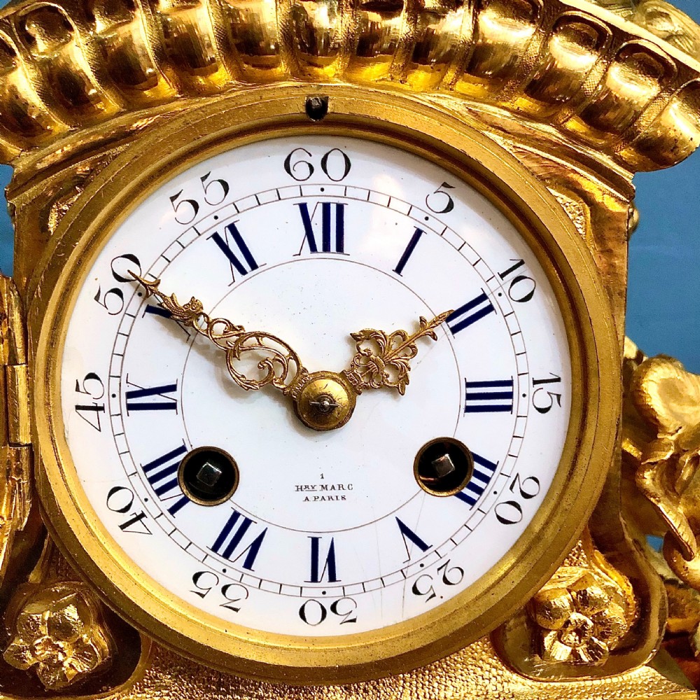 A fine mantel clock by Henri Marc View V