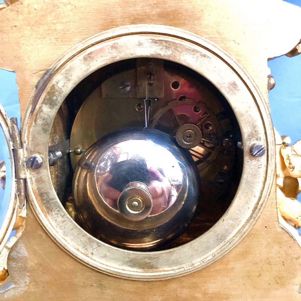 A fine mantel clock by Henri Marc View VIII