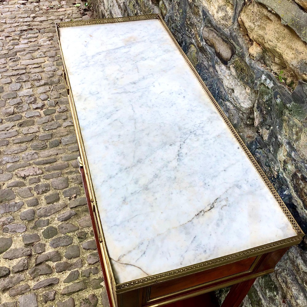 A Louis XVI mahogany console table  View VII