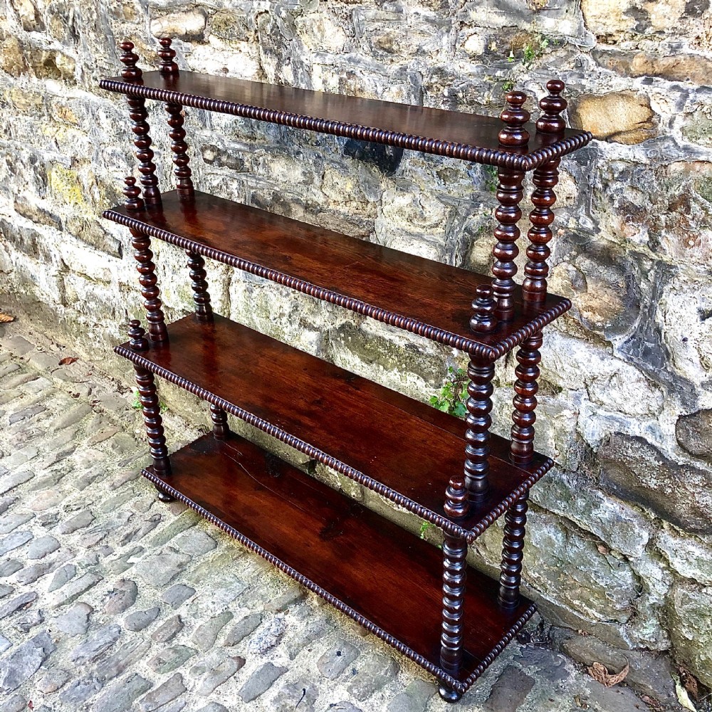 A mid 19th century open bookcase  View II