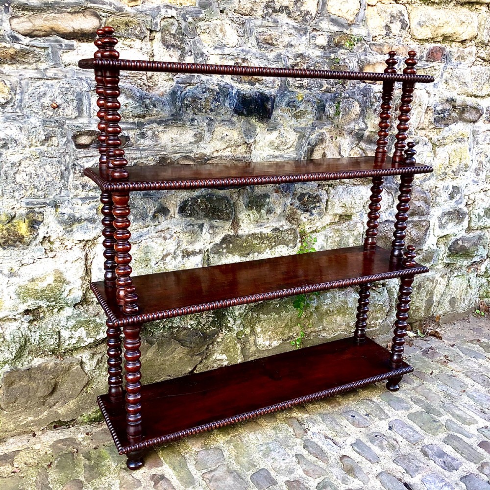 A mid 19th century open bookcase  View V