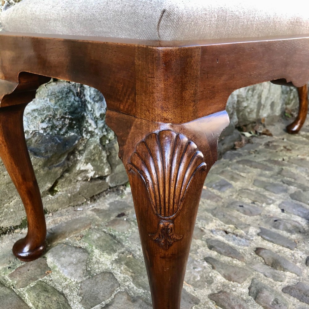 A 19th century mahogany stool View III