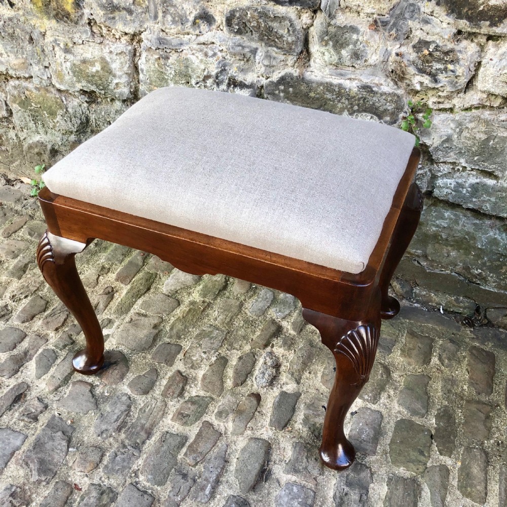A 19th century mahogany stool View IV